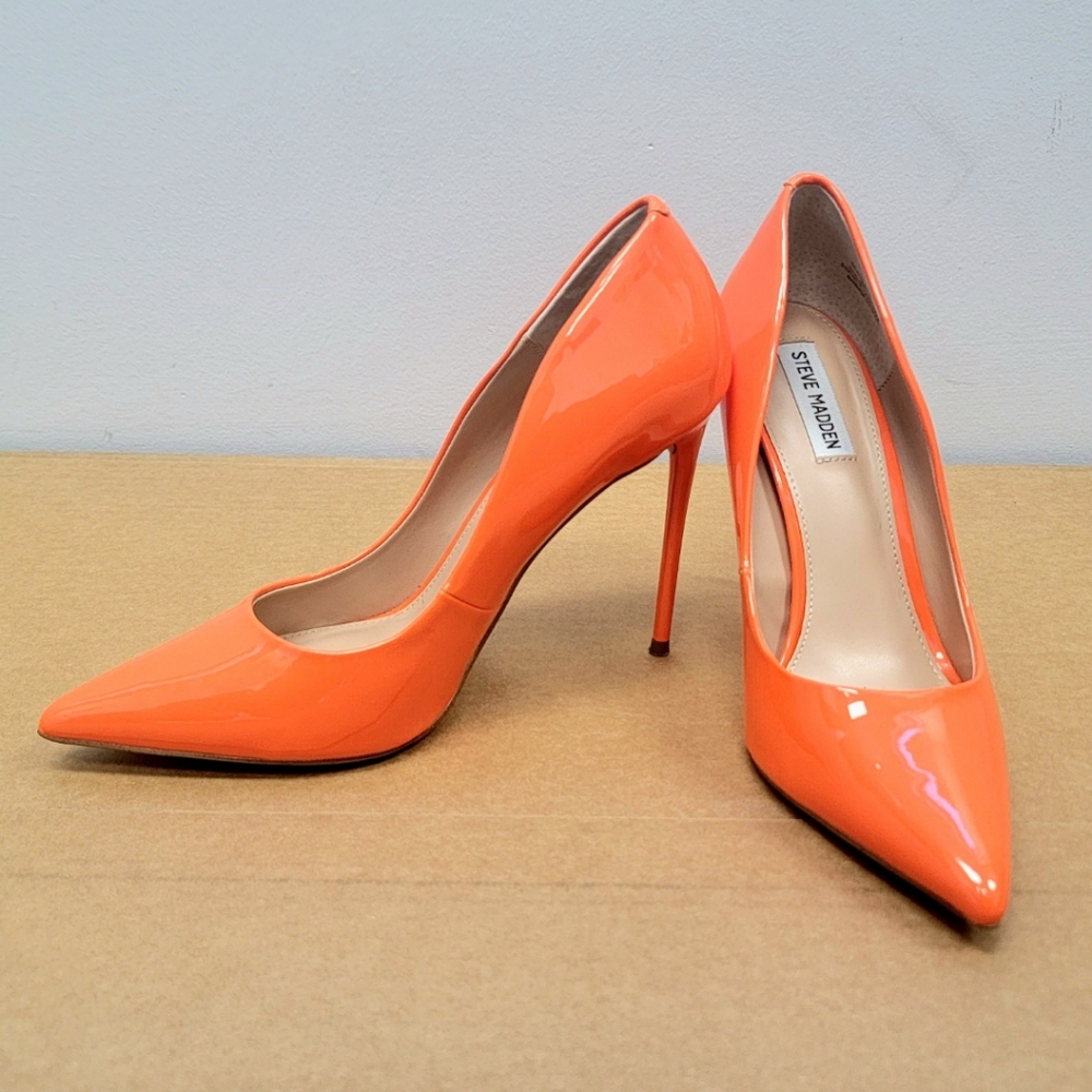 Steve Madden Orange Pumps-Size 10🧡🧡🧡